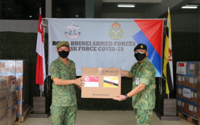 OFFICIAL HANDOVER CEREMONY OF MEDICAL EQUIPMENT FROM SINGAPORE ARMED FORCES TO THE ROYAL BRUNEI ARMED FORCES