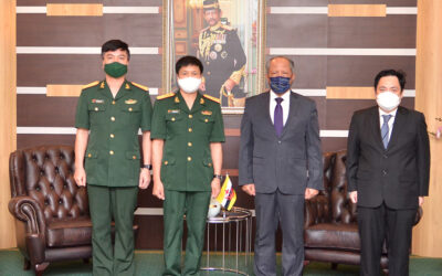 MINISTER OF DEFENCE II RECEIVES CALLS FROM OUTGOING AND INCOMING DEFENCE ATTACHÉS OF THE SOCIALIST REPUBLIC OF VIET NAM TO BRUNEI DARUSSALAM