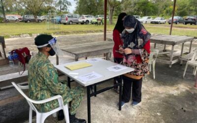 ROYAL BRUNEI LAND FORCE EXTENDS HUMANITARIAN ASSISTANCE AND DISASTER RELIEF RESPONSE AT KAMPONG RAMPAYOH AND SUNGAI MAU, BELAIT DISTRICT