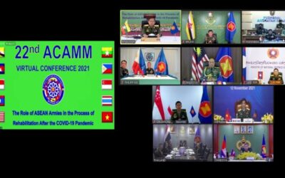 ROYAL BRUNEI LAND FORCE ATTENDS THE 22nd ASEAN CHIEFS OF ARMY MULTILATERAL MEETING VIRTUALLY