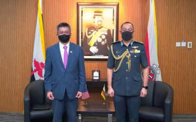 RBAF COMMANDER RECEIVES AN INTRODUCTORY CALL FROM THE MALAYSIAN HIGH COMMISSIONER TO BRUNEI DARUSSALAM