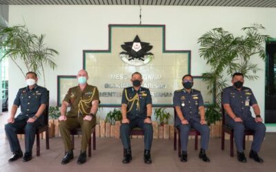 RBAF COMMANDER HOSTED FAREWELL HIGH TEA FOR THE OUTGOING DEFENCE ADVISER OF AUSTRALIA TO BRUNEI DARUSSALAM