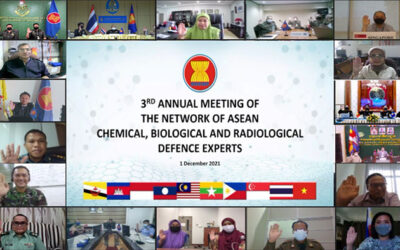 ROYAL BRUNEI LAND FORCE PARTICIPATED IN THE 3rd ANNUAL MEETING OF THE NETWORK OF ASEAN CHEMICAL, BIOLOGICAL AND RADIOLOGICAL (CBR) DEFENCE EXPERTS