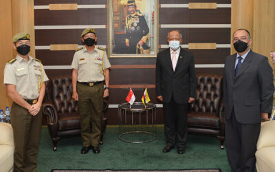 MINISTER OF DEFENCE II RECEIVES JOINT CALL FROM OUTGOING AND INCOMING DEFENCE ADVISERS OF THE REPUBLIC OF SINGAPORE TO BRUNEI DARUSSALAM
