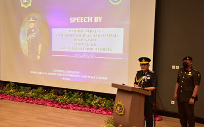 THE OPENING CEREMONY OF 12TH COMMAND AND STAFF COURSE
