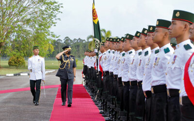 FAREWELL VISIT BY COMMANDER OF ROYAL BRUNEI ARMED FORCES TO ROYAL BRUNEI LAND FORCE