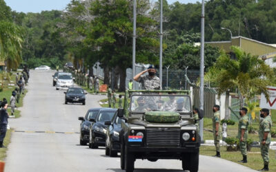 COMMANDER OF THE ROYAL BRUNEI ARMED FORCES FAREWELL VISIT TO TRAINING INSTITUT ROYAL BRUNEI ARMED FORCES