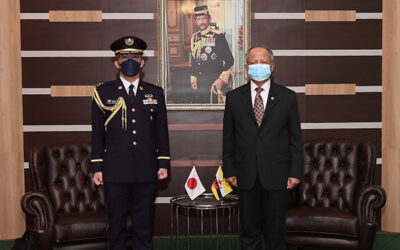 MINISTER OF DEFENCE II RECEIVES COURTESY CALL FROM NON-RESIDENT DEFENCE ATTACHÉ OF JAPAN TO BRUNEI DARUSSALAM