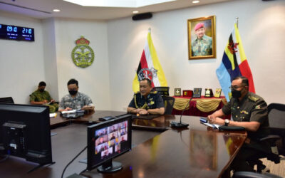 RBAF COMMANDER CONVENED A FAREWELL VIDEO CALL VIRTUALLY WITH DEFENCE ATTACHÉS/DEFENCE ADVISERS ABROAD AND IMT, UNIFIL, IDB RBAF CONTINGENTS