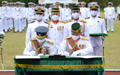 COMMANDER OF RBAF CHANGE OF COMMAND CEREMONY