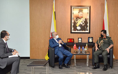 RBAF COMMANDER RECEIVES AN INTRODUCTORY CALL FROM THE AMBASSADOR EXTRAORDINARY AND PLENIPOTENTIARY OF THE REPUBLIC OF TURKEY TO BRUNEI DARUSSALAM