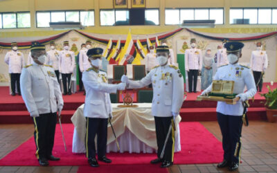 HANDOVER CEREMONY FOR NEWLY APPOINTED COMMANDANT OF TRAINING INSTITUTE ROYAL BRUNEI ARMED FORCES