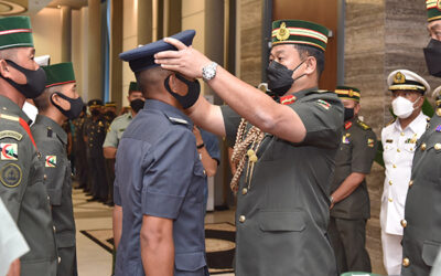 APPOINTMENT CEREMONY FOR THE 21st INTAKE OF OFFICER CADET SCHOOL, DEFENCE ACADEMY RBAF