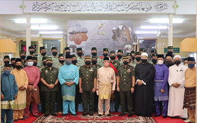 ROYAL BRUNEI LAND FORCE HELD A HANDOVER CEREMONY OF TITIAN AMAL REHABILITATION PROJECT AT KAMPONG TANAH JAMBU MOSQUE