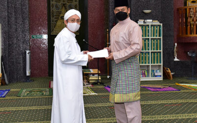MINISTRY OF DEFENCE AND RBAF DELEGATION ATTENDED THE IHYA RAMADHAN AND OUTREACH PROGRAMME AT MASJID KAMPUNG KAPOK