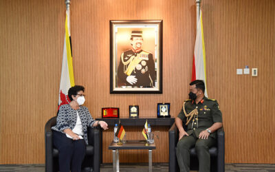 RBAF COMMANDER RECEIVES INTRODUCTORY CALL FROM AMBASSADOR EXTRAORDINARY AND PLENIPOTENTIARY OF THE FEDERAL REPUBLIC OF GERMANY TO BRUNEI DARUSSALAM