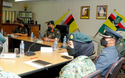 COMMANDER OF THE ROYAL BRUNEI ARMED FORCES INTRODUCTORY VISIT TO THE ROYAL BRUNEI MALAY RESERVE REGIMENT