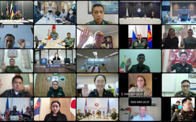 THE 14TH ASEAN DEFENCE MINISTERS’ MEETING PLUS EXPERTS’ WORKING GROUP ON MILITARY MEDICINE MEETING CONVENED VIRTUALLY