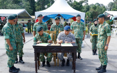 HANDOVER CEREMONY FOR THE COMMANDING OFFICER OF THE RBMRR