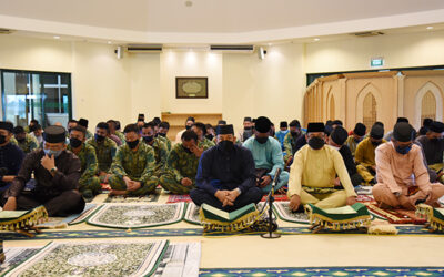 MINISTRY OF DEFENCE AND ROYAL BRUNEI ARMED FORCES HOLDS SUNNAT HARI RAYA AIDILADHA PRAYERS 1443 HIJRAH