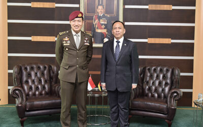 DEPUTY MINISTER OF DEFENCE RECEIVES INTRODUCTORY CALL FROM CHIEF OF ARMY, SINGAPORE ARMED FORCES