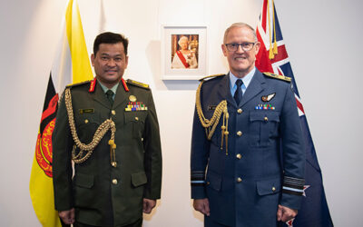 RBAF COMMANDER OFFICIAL VISIT TO NEW ZEALAND