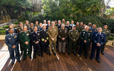 RBAF COMMANDER ATTENDED THE 24TH ANNUAL INDO-PACIFIC CHIEFS OF DEFENSE (CHOD) CONFERENCE 2022 HELD IN AUSTRALIA