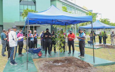 MINISTRY OF DEFENCE HELD TREE PLANTING EVENT IN CONJUNCTION WITH THE RBAF 61ST ANNIVERSARY