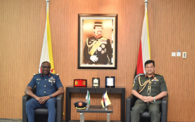 RBAF COMMANDER RECEIVES INTRODUCTORY CALL FROM DEFENCE ADVISOR NIGERIA TO BRUNEI DARUSSALAM