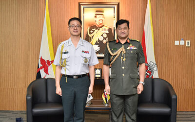 RBAF COMMANDER RECEIVES INTRODUCTORY CALL FROM THE DEFENCE ATTACHÉ OF THE REPUBLIC OF SOUTH KOREA TO BRUNEI DARUSSALAM