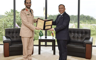 DEPUTY MINISTER OF DEFENCE RECEIVES COURTESY CALL FROM THE MILITARY ATTACHÉ OF THE KINGDOM OF SAUDI ARABIA ACCREDITED TO BRUNEI DARUSSALAM
