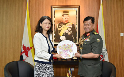 RBAF COMMANDER RECEIVES A COURTESY CALL FROM AMBASSADOR EXTRAORDINARY AND PLENIPOTENTIARY OF THE PEOPLE’S REPUBLIC OF CHINA TO BRUNEI DARUSSALAM