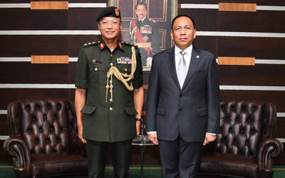 DEPUTY MINISTER OF DEFENCE RECEIVED INTRODUCTORY CALL FROM THE DEFENCE ADVISER OF MALAYSIA