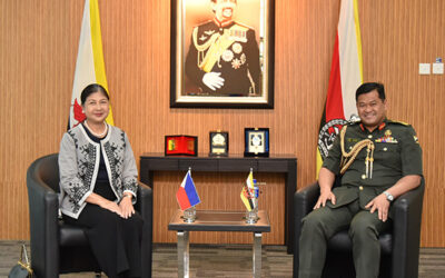 RBAF COMMANDER RECEIVED INTRODUCTORY CALL FROM AMBASSADOR EXTRAORDINARY AND PLENIPOTENTIARY OF THE REPUBLIC OF PHILIPPINES TO BRUNEI DARUSSALAM