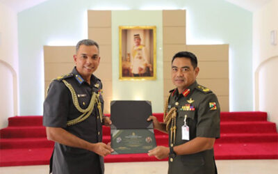 HANDOVER CEREMONY OF NEWLY APPOINTED CHAIRMAN OF THE ROYAL BRUNEI ARMED FORCES NARCOTICS CONTROL CENTRE COMMITTEE