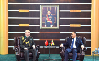 DEPUTY MINISTER OF DEFENCE RECEIVES COURTESY CALL FROM THE DEFENCE ADVISER OF THE REPUBLIC OF TURKIYE ACCREDITED TO BRUNEI DARUSSALAM