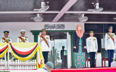 PASSING OUT PARADE CEREMONY FOR ROYAL BRUNEI ARMED FORCES MALE RECRUITS OF THE 169TH INTAKE AND FEMALE RECRUITS OF THE 57TH INTAKE