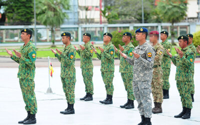 30 RBAF UNIFIL PEACEKEEPERS RETURN HOME SAFELY