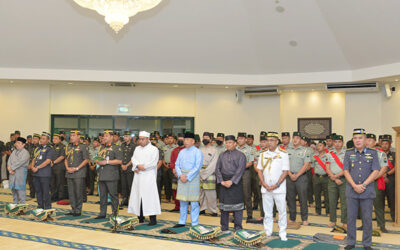 THANKSGIVING PRAYER CEREMONY FOR THE RETURN OF THE BRUNEI DARUSSALAM CONTINGENT MALBATT 850-9