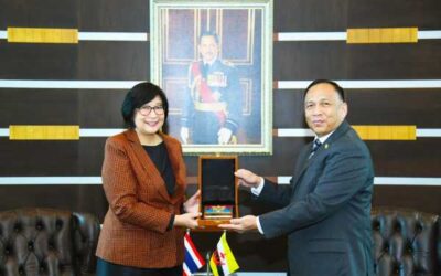 DEPUTY MINISTER OF DEFENCE RECEIVES COURTESY CALL FROM THE AMBASSADOR EXTRAORDINARY AND PLENIPOTENTIARY OF THE KINGDOM OF THAILAND TO BRUNEI DARUSSALAM