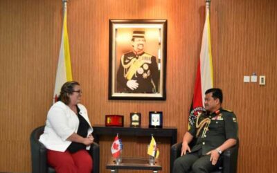 RBAF COMMANDER RECEIVES INTRODUCTORY CALL FROM HIGH COMMISSIONER OF CANADA TO BRUNEI DARUSSALAM