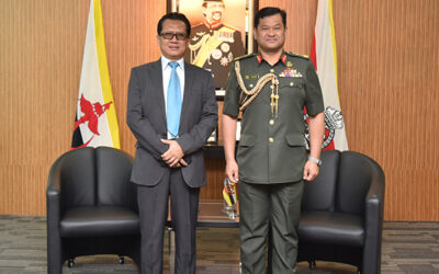 COMMANDER RBAF RECEIVES COURTESY CALL FROM THE AMBASSADOR EXTRAORDINARY AND PLENIPOTENTIARY OF THE REPUBLIC OF INDONESIA TO BRUNEI DARUSSALAM
