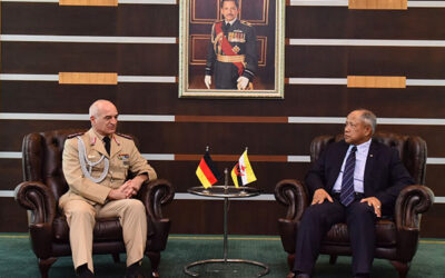 MINISTER AT THE PRIME MINISTER’S OFFICE AND MINISTER OF DEFENCE II RECEIVES AN INTRODUCTORY CALL FROM THE NON-RESIDENT DEFENCE ATTACHÉ OF THE FEDERAL REPUBLIC OF GERMANY TO BRUNEI DARUSSALAM