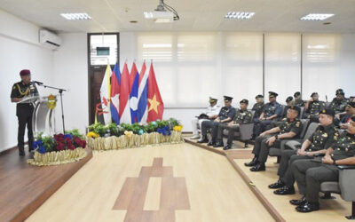 THE CLOSING CEREMONY OF THE 7th ENGLISH LANGUAGE COURSE FOR FOREIGN ARMED FORCES 2022/2023
