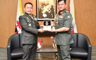 RBAF COMMANDER RECEIVED COURTESY CALL FROM CHIEF OF STAFF OF THE INDONESIAN ARMY