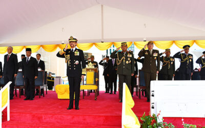 HIS MAJESTY THE SULTAN AND YANG DI-PERTUAN OF BRUNEI DARUSSALAM GRACED THE COMMISSIONING CEREMONY OF PATROL VESSEL KDB AS-SIDDIQ