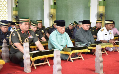 MINISTRY OF DEFENCE AND ROYAL BRUNEI ARMED FORCES HELD A SURAH YAASIN AND TAHLIL EVENT AT THE ROYAL MAUSOLEUM