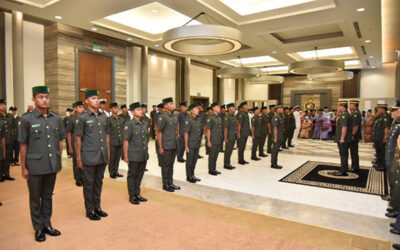 APPOINTMENT CEREMONY FOR THE 22ND INTAKE OF OFFICER CADETS, THE OFFICER CADET SCHOOL