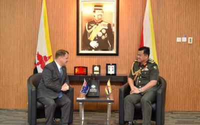 COMMANDER OF THE ROYAL BRUNEI ARMED FORCES RECEIVES COURTESY CALL FROM THE AUSTRALIAN HIGH COMMISSIONER TO BRUNEI DARUSSALAM