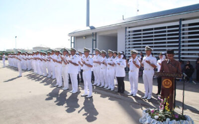 KDB DARULEHSAN SET SAIL TO THE REPUBLIC OF SINGAPORE TO PARTICIPATE IN THE INTERNATIONAL MARITIME DEFENCE EXHIBITION (IMDEX) AND ASEAN-INDIA MARITIME EXERCISE (AIME) 2023